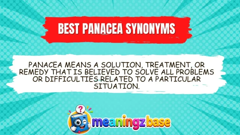 Best Panacea Synonyms