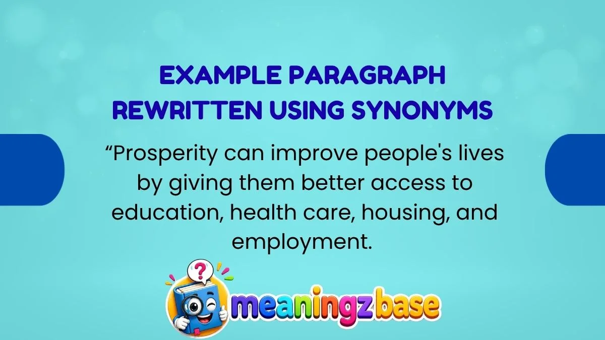 Example Paragraph Rewritten Using Synonyms
