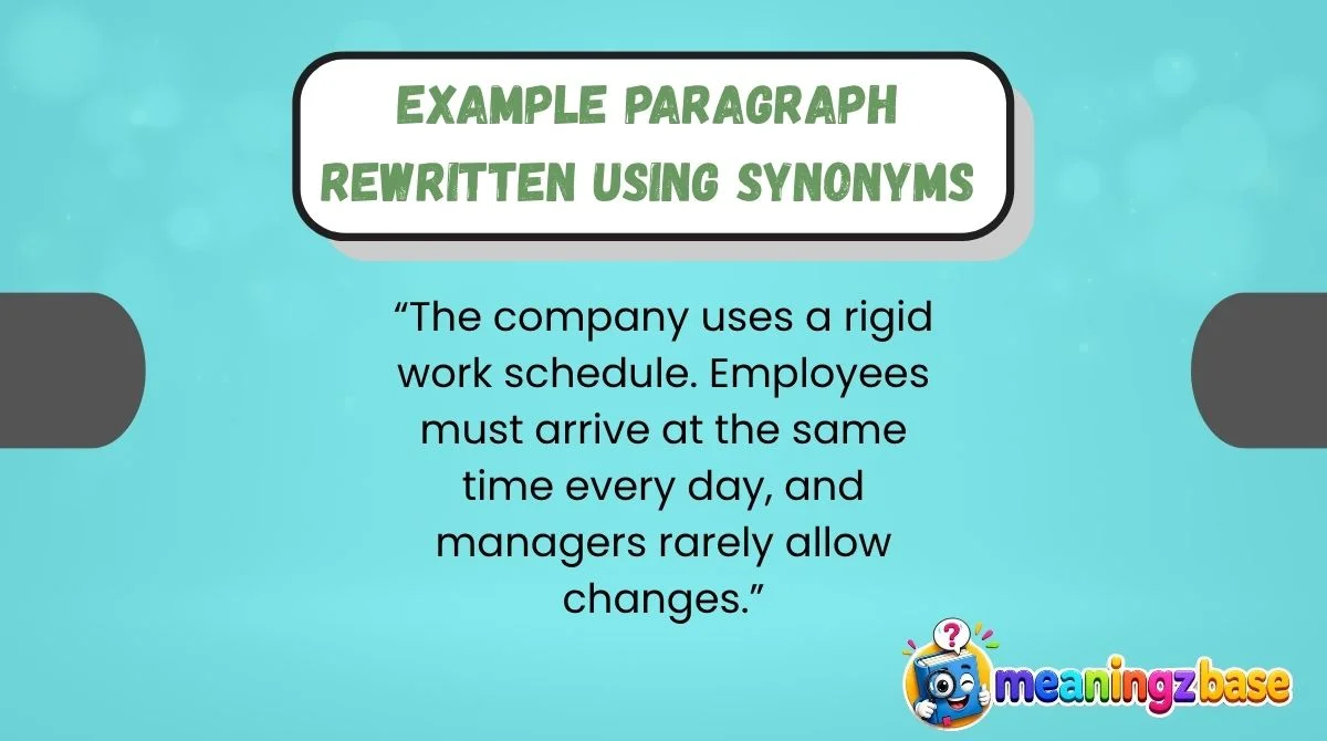Example Paragraph Rewritten Using Synonyms