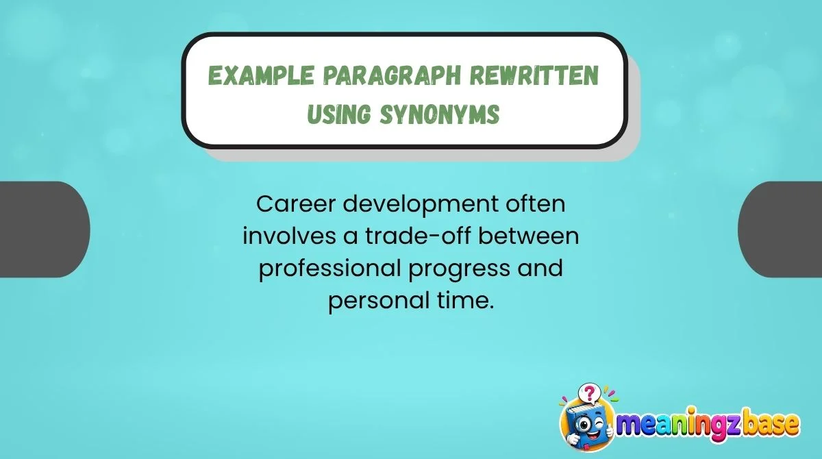 Example Paragraph Rewritten Using Synonyms