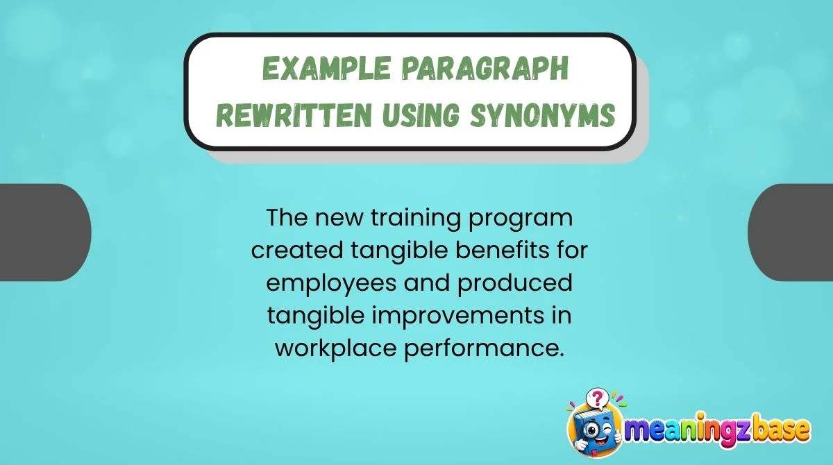 Example Paragraph Rewritten Using Synonyms