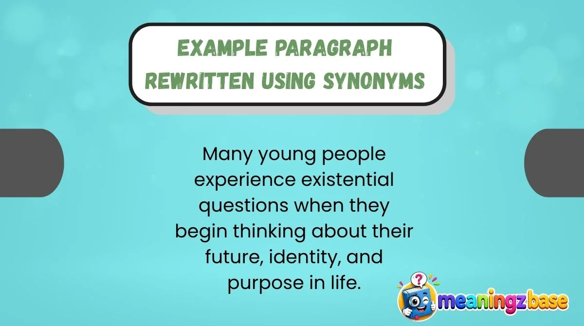 Example Paragraph Rewritten Using Synonyms