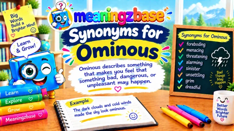 Ominous Synonyms