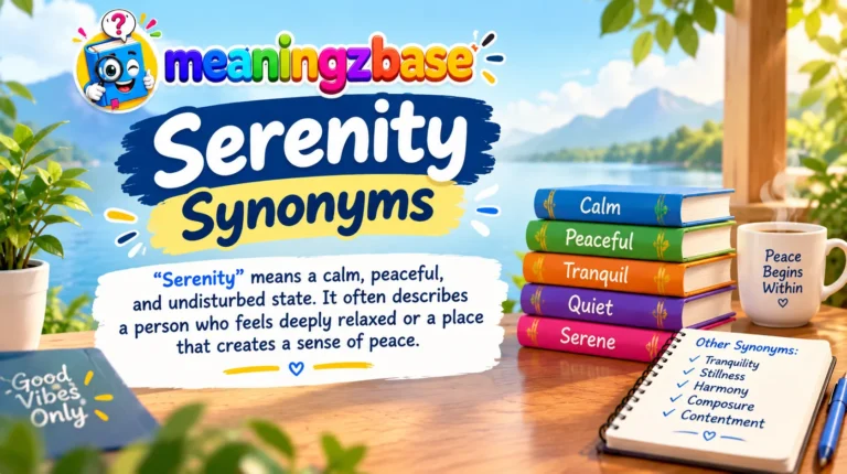 Serenity Synonyms