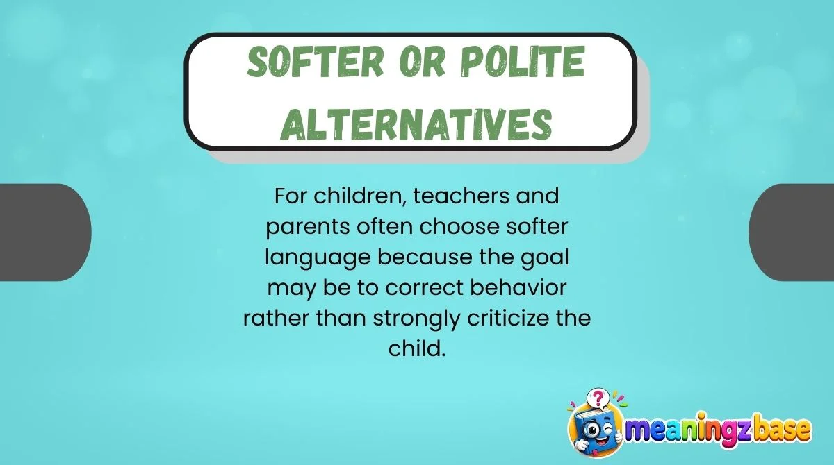Softer or Polite Alternatives