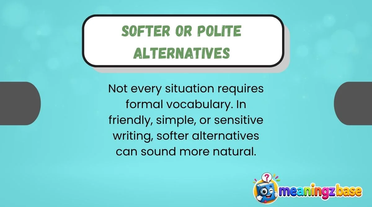 softer-or-polite-alternatives Softer or Polite Alternatives