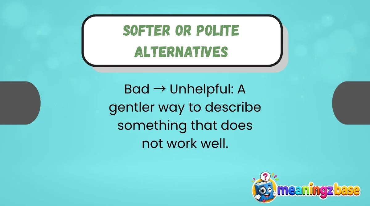 Softer or Polite Alternatives