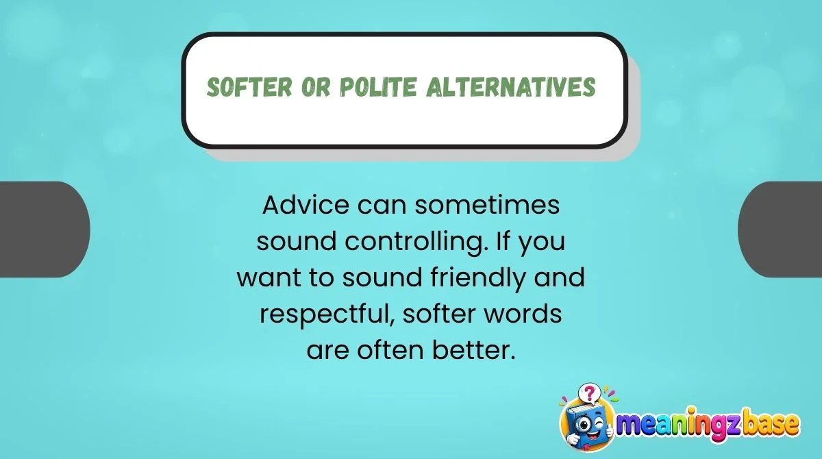 softer-or-polite-alternatives Softer or Polite Alternatives