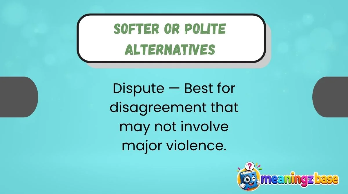 Softer or Polite Alternatives