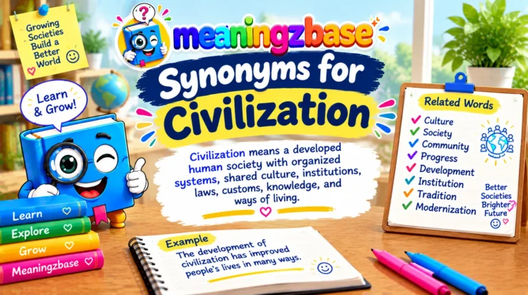 Synonyms for Civilization