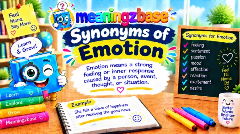 Synonyms for Emotion