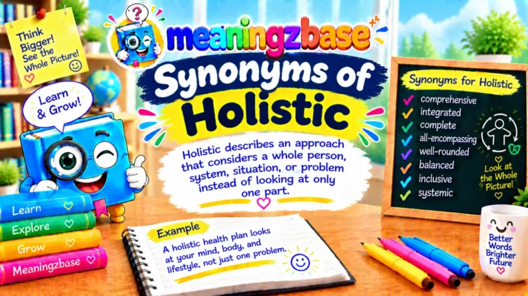 Synonyms for Holistic