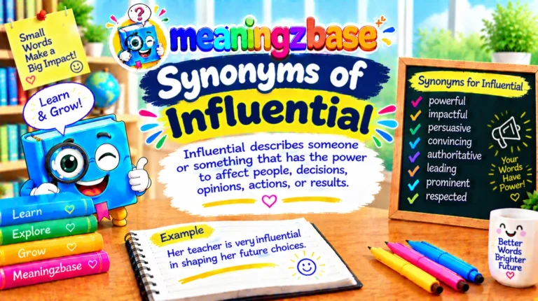 Synonyms for Influential