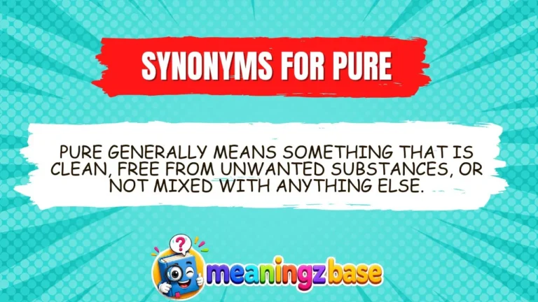 Synonyms for Pure