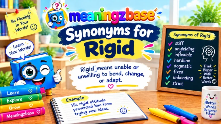 Synonyms for Rigid