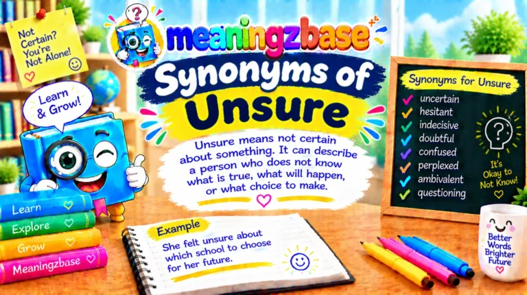 Synonyms for Unsure