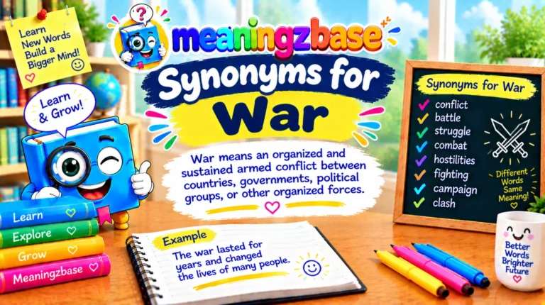 Synonyms for War
