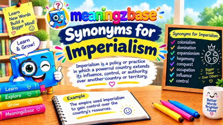 Synonyms of Imperialism