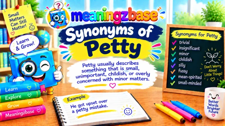 Synonyms of Petty