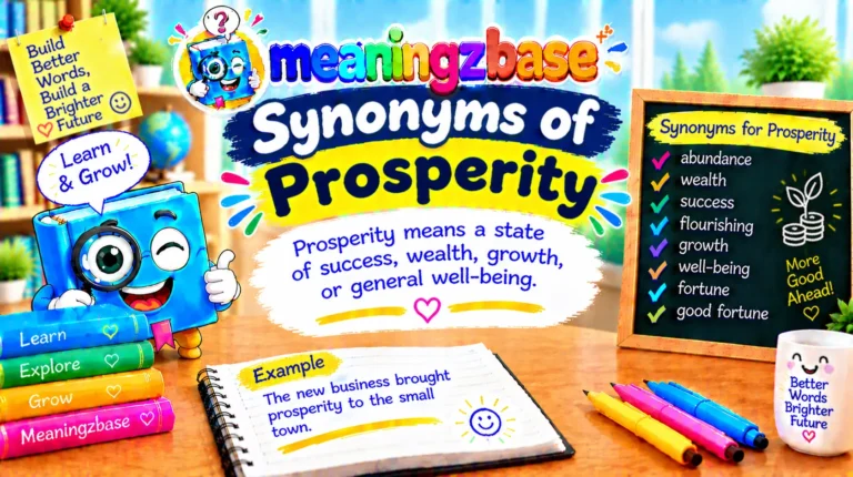 Synonyms of Prosperity