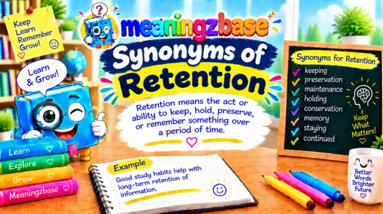 Synonyms of Retention