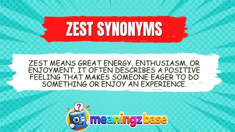 Zest Synonyms