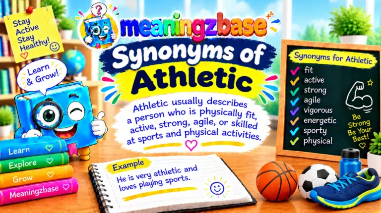 Athletic Synonyms