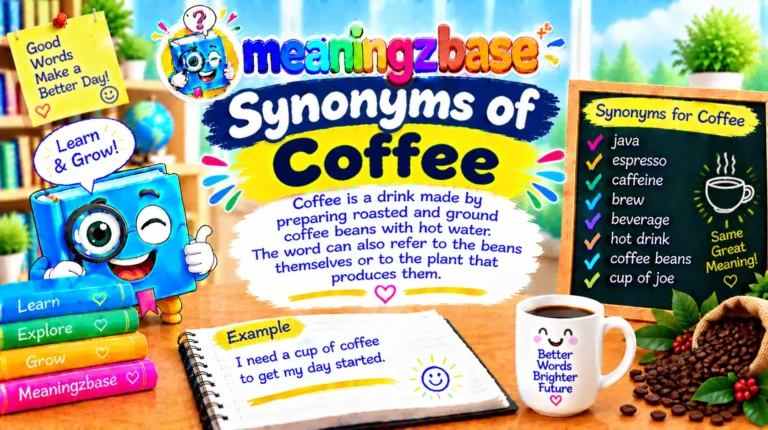 Synonyms for Coffee