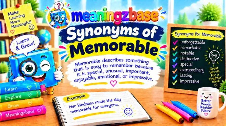 Synonyms for Memorable