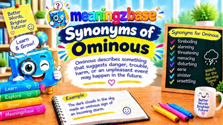 Synonyms of Ominous