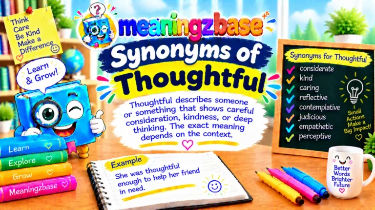 Thoughtful Synonyms